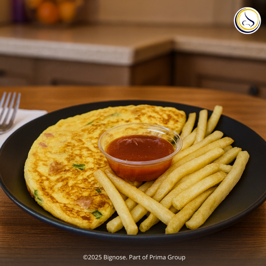 Omelette With French Fries